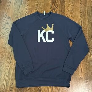 Bella Canvas navy KC Crown sweatshirt XL
